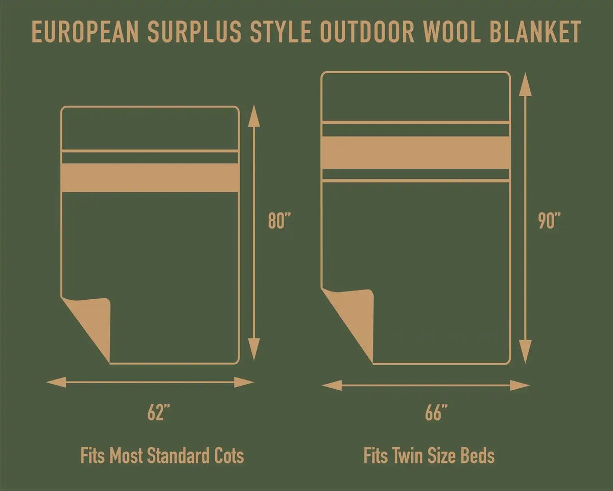 Rothco European Surplus Style Wool Blanket