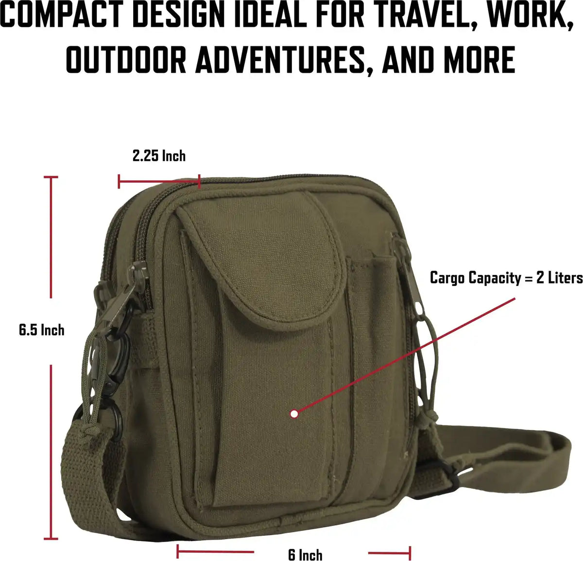 Rothco Excursion Organizer Shoulder Bag