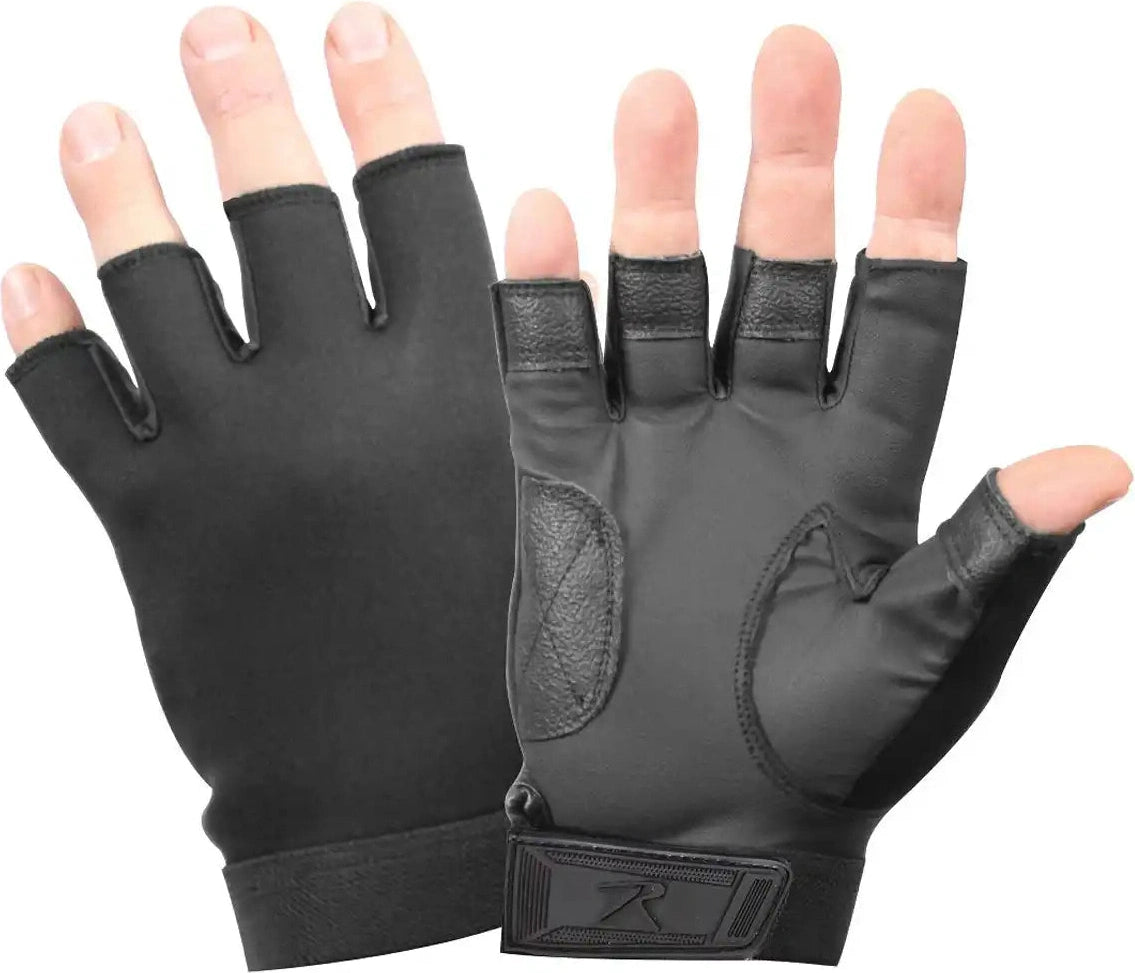 Rothco Fingerless Stretch Fabric Duty Gloves - s