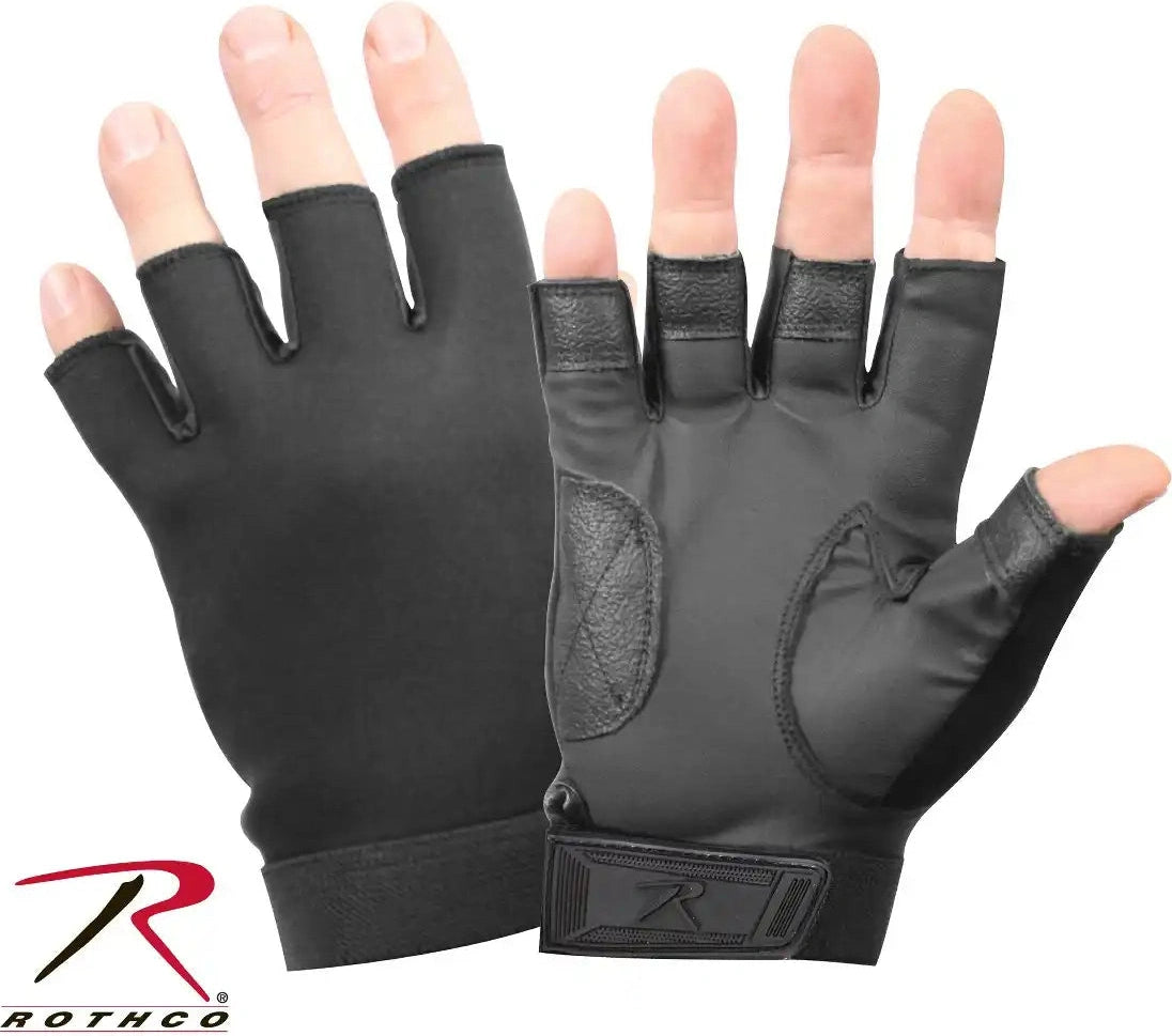 Rothco Fingerless Stretch Fabric Duty Gloves - s