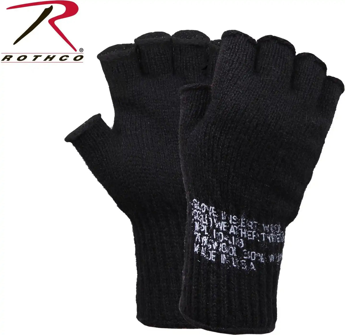 Rothco Fingerless Wool Gloves