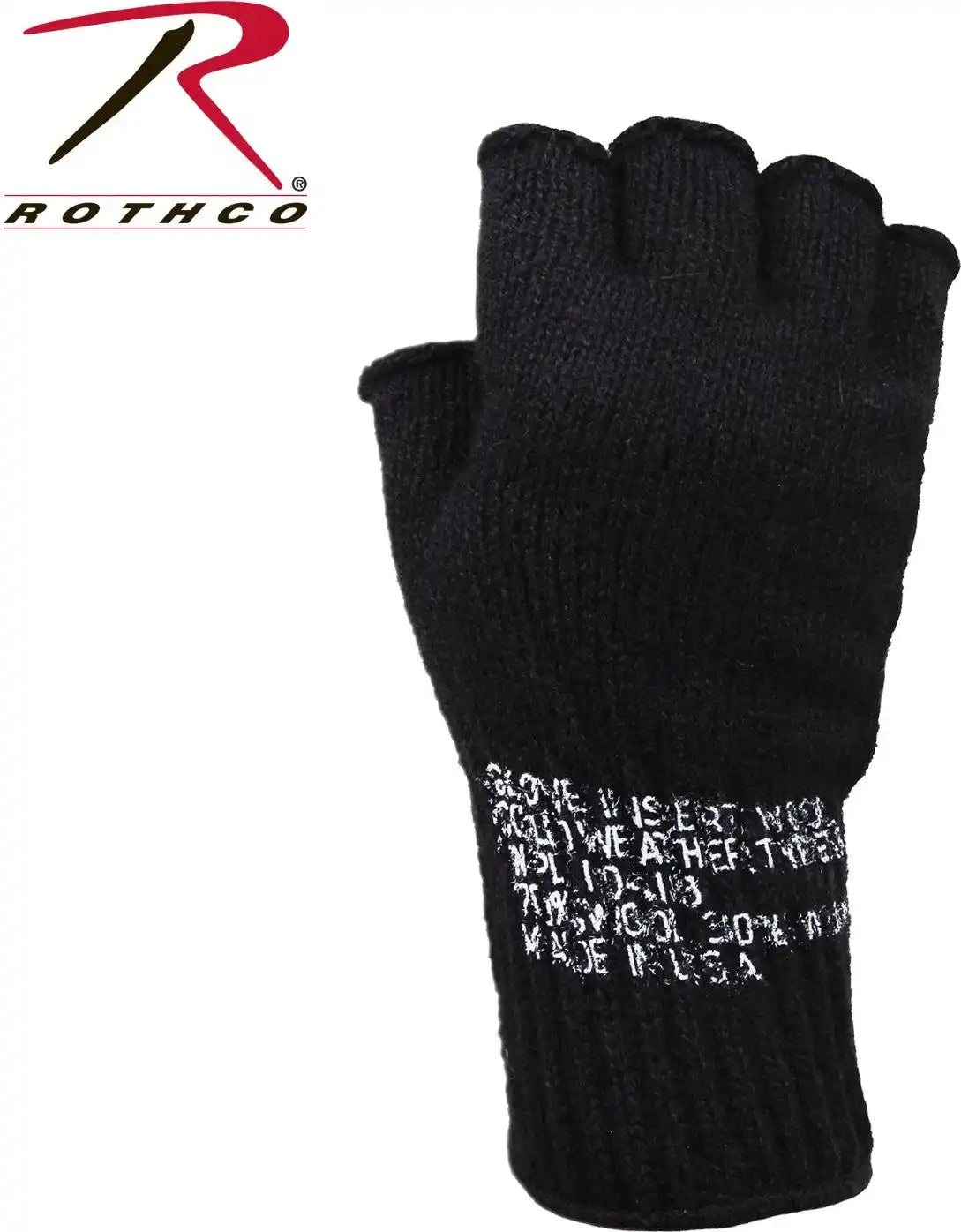 Rothco Fingerless Wool Gloves