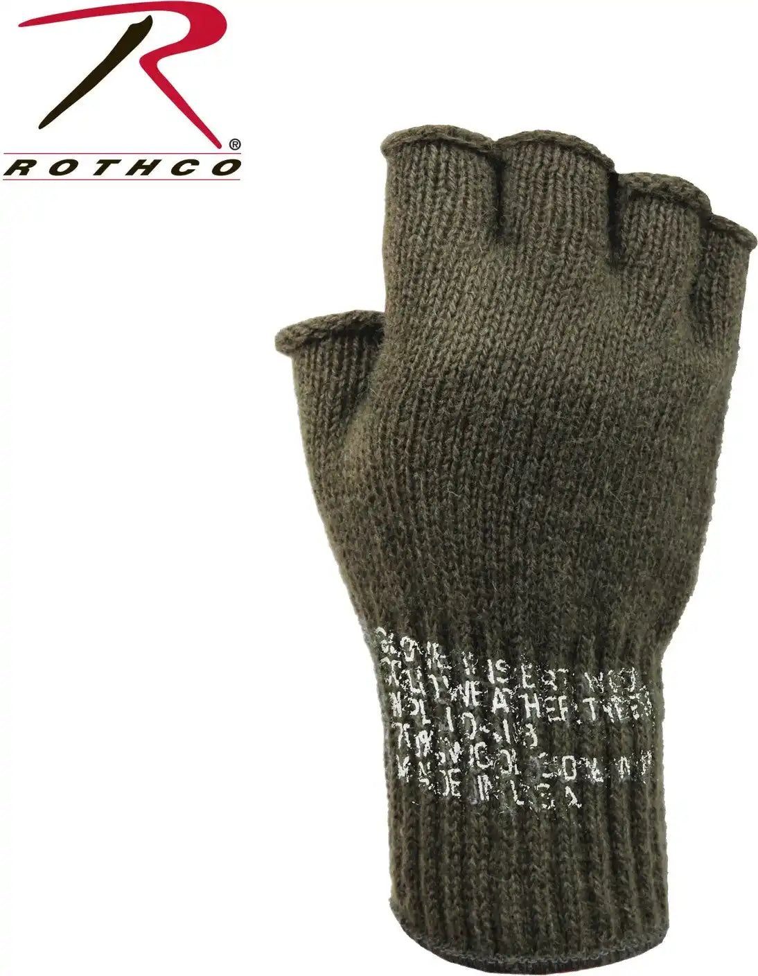 Rothco Fingerless Wool Gloves