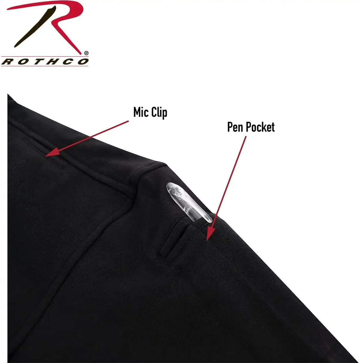 Rothco Firefighter / Ems Quarter Zip Job Shirt