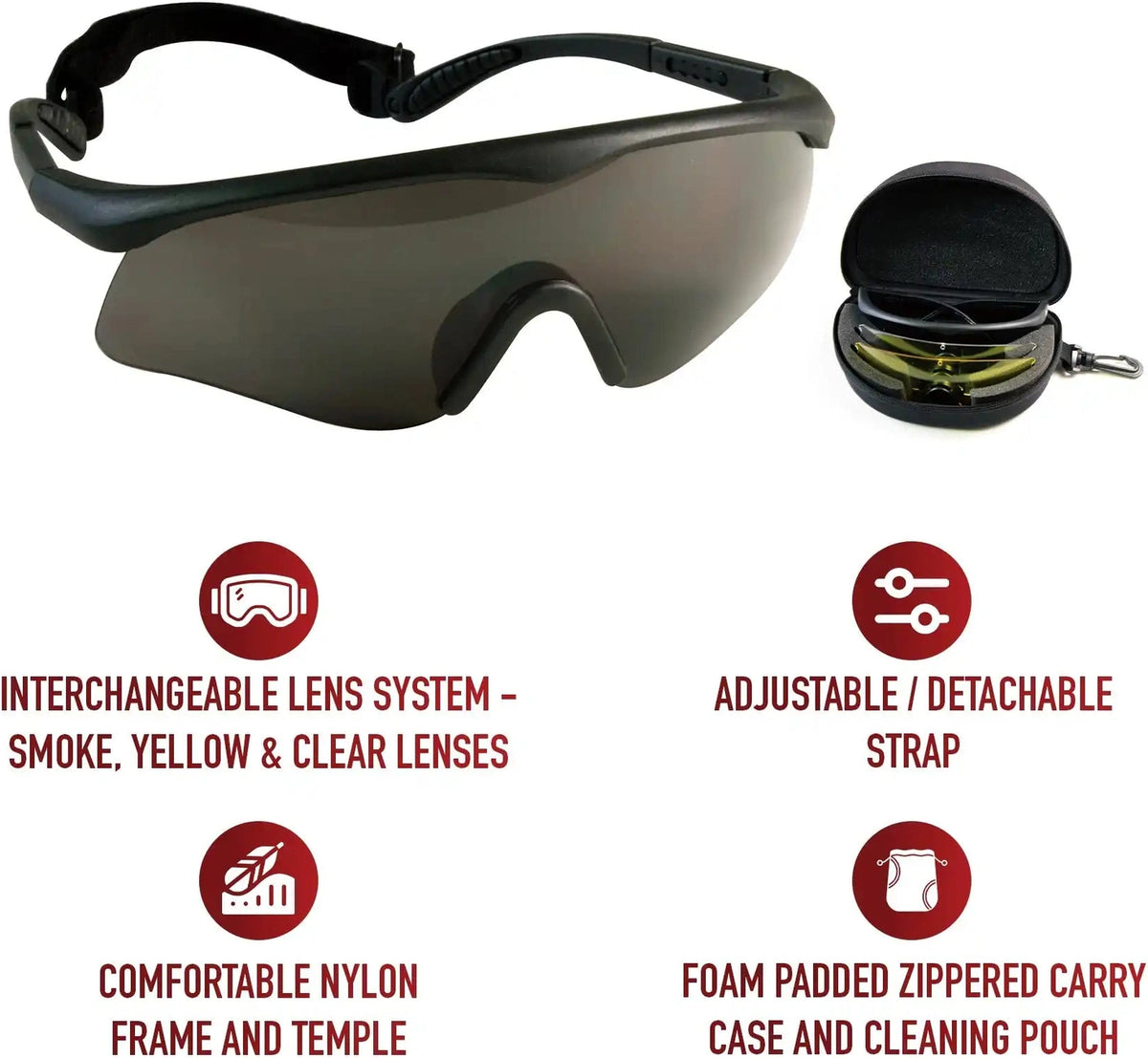 Rothco Firetec Interchangeable Sport Glass Lens System