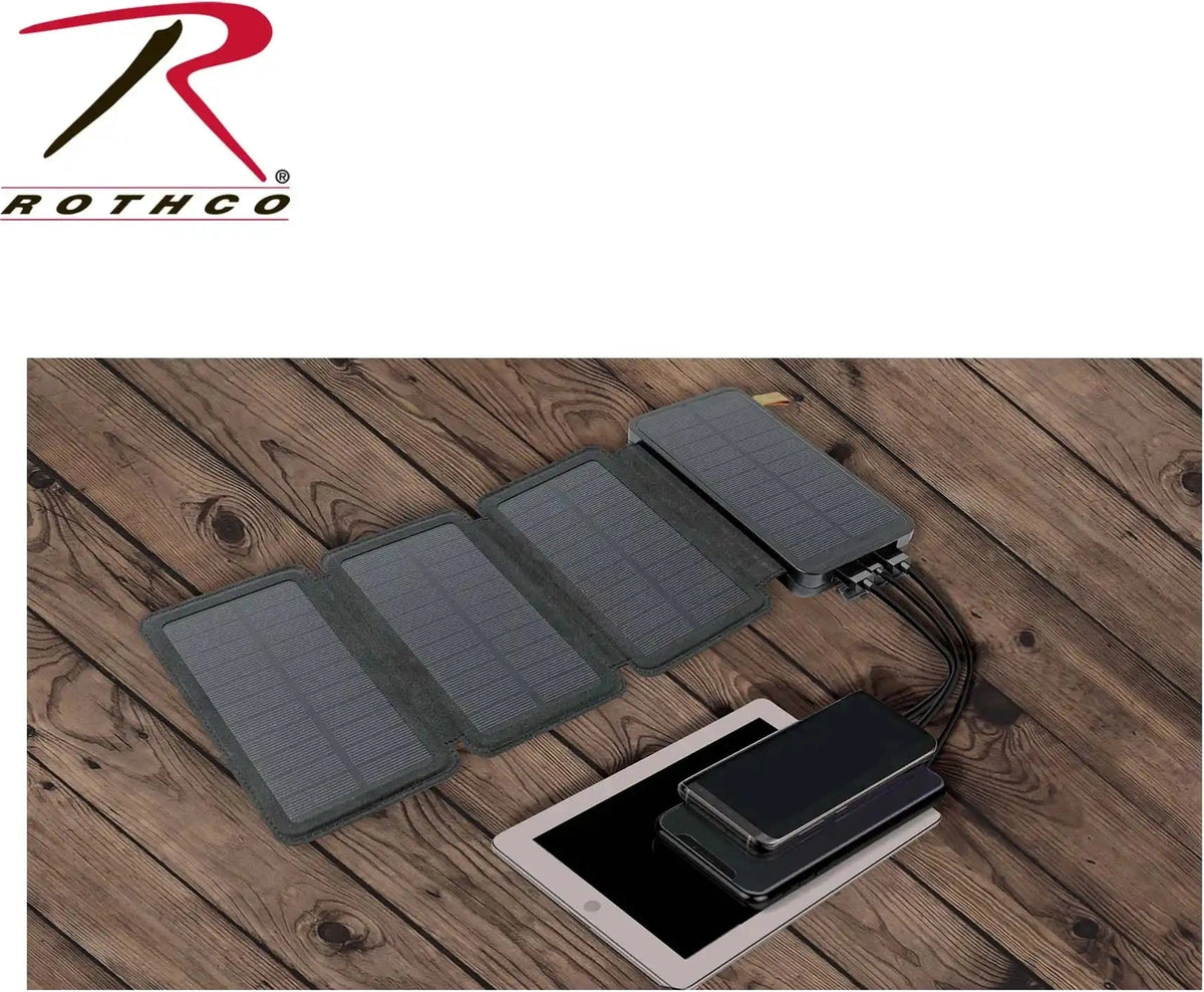 Rothco Folding Solar Panel with Power Bank
