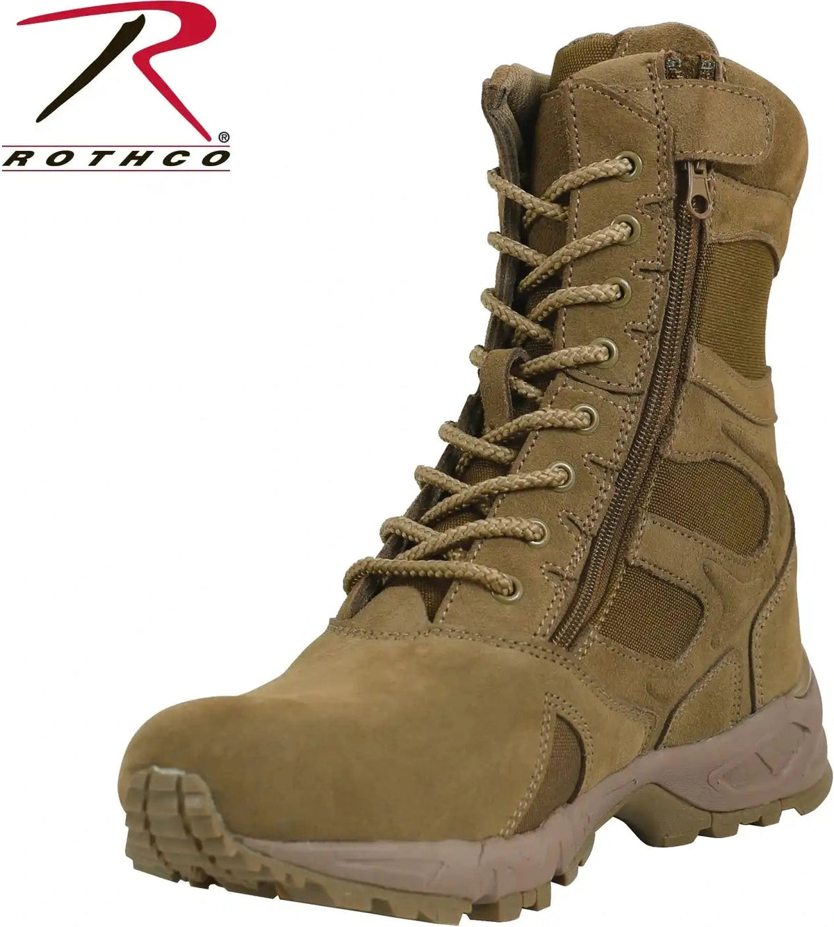 Rothco Forced Entry Deployment Boots with Side Zipper - 8 Inch