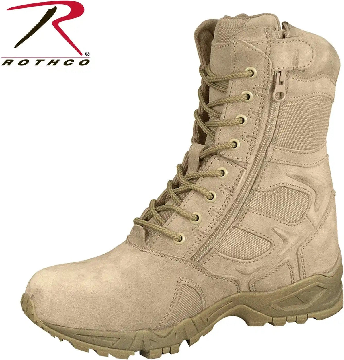 Rothco Forced Entry Deployment Boots with Side Zipper - 8 Inch