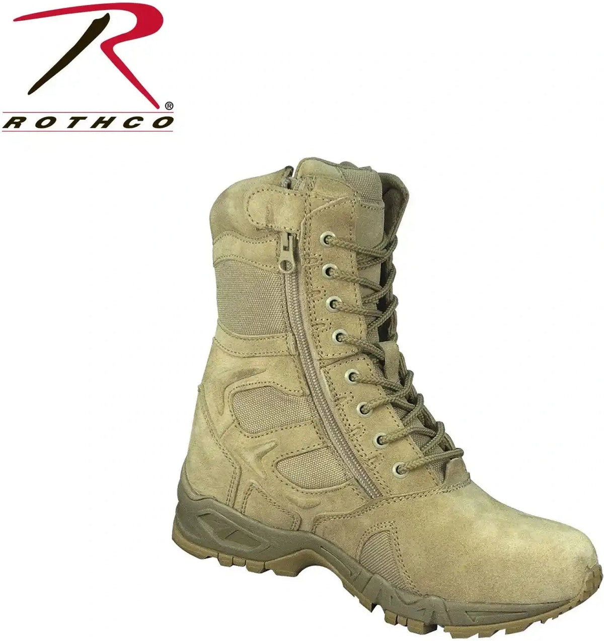 Rothco Forced Entry Deployment Boots with Side Zipper - 8 Inch