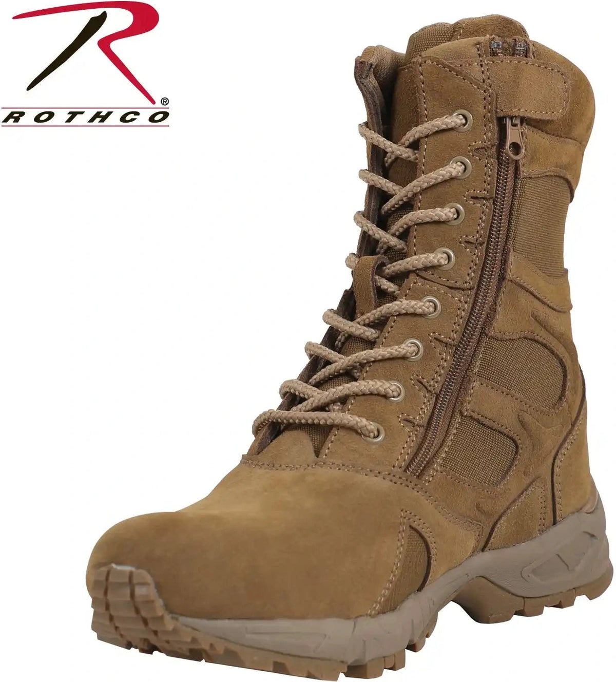 Rothco Forced Entry Deployment Boots with Side Zipper - 8 Inch