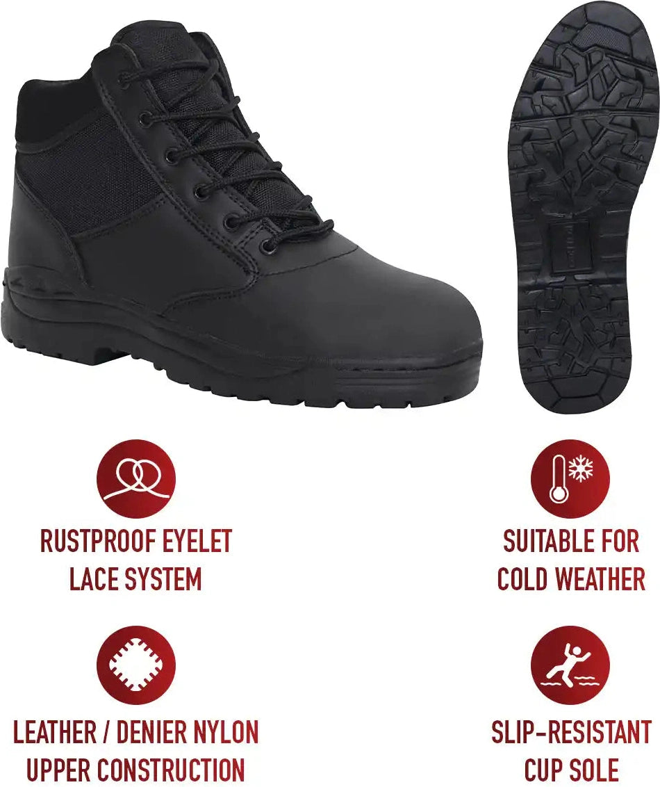 Rothco Forced Entry Security Boot 6 Inch Black / 10.5 / Regular