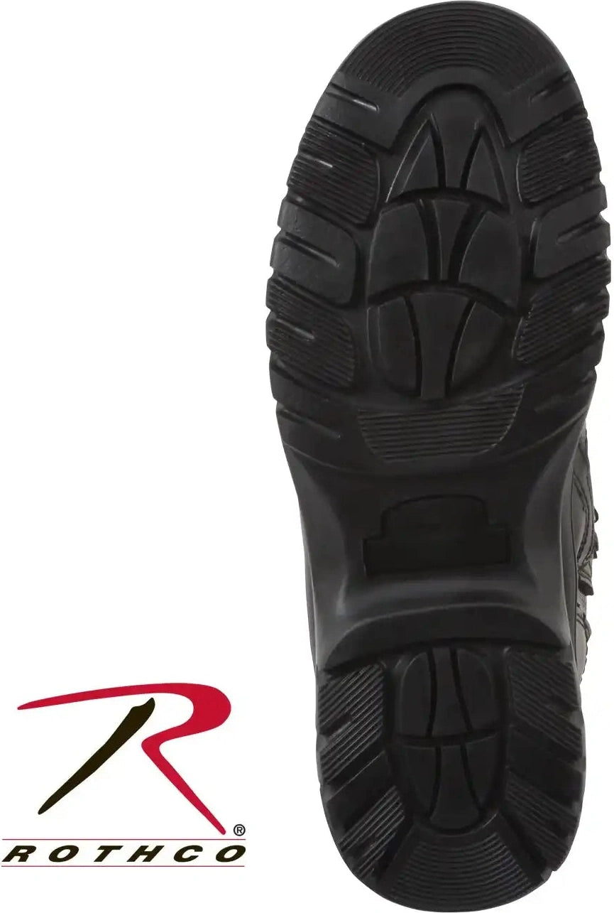 Rothco Forced Entry Tactical Boot with Side Zipper 8 Inch Black / 8.5