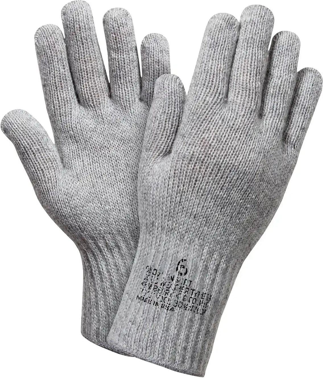 Rothco G.i. Glove Liners - Grey / 6