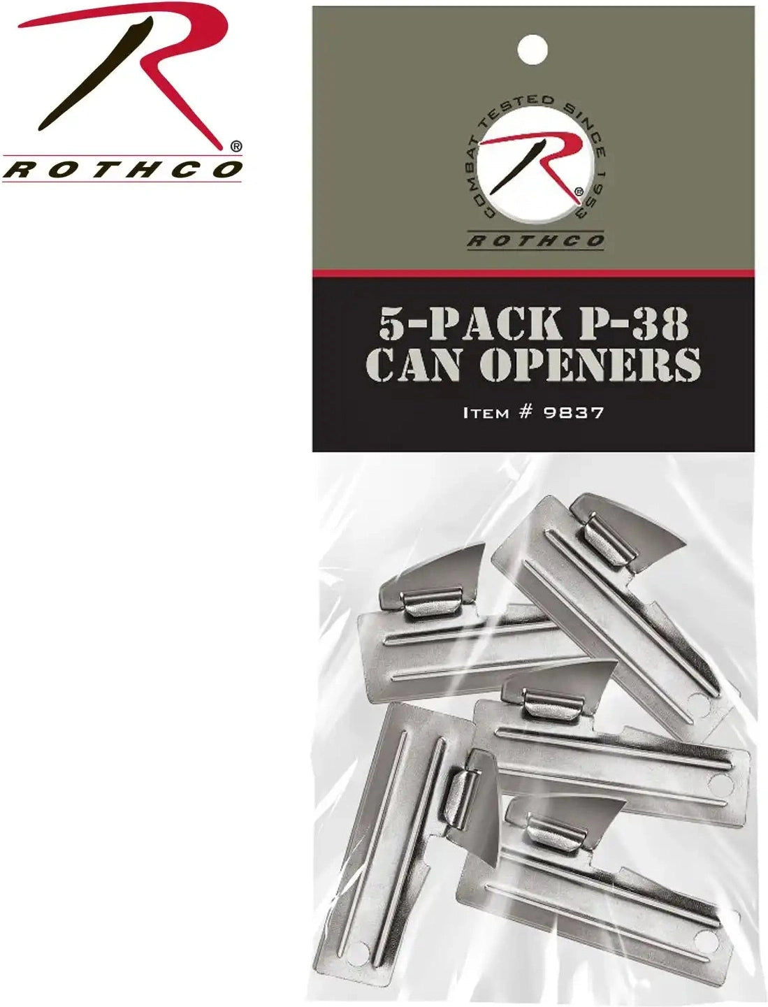 Rothco G.i. Type 5 Pack P38 can Openers