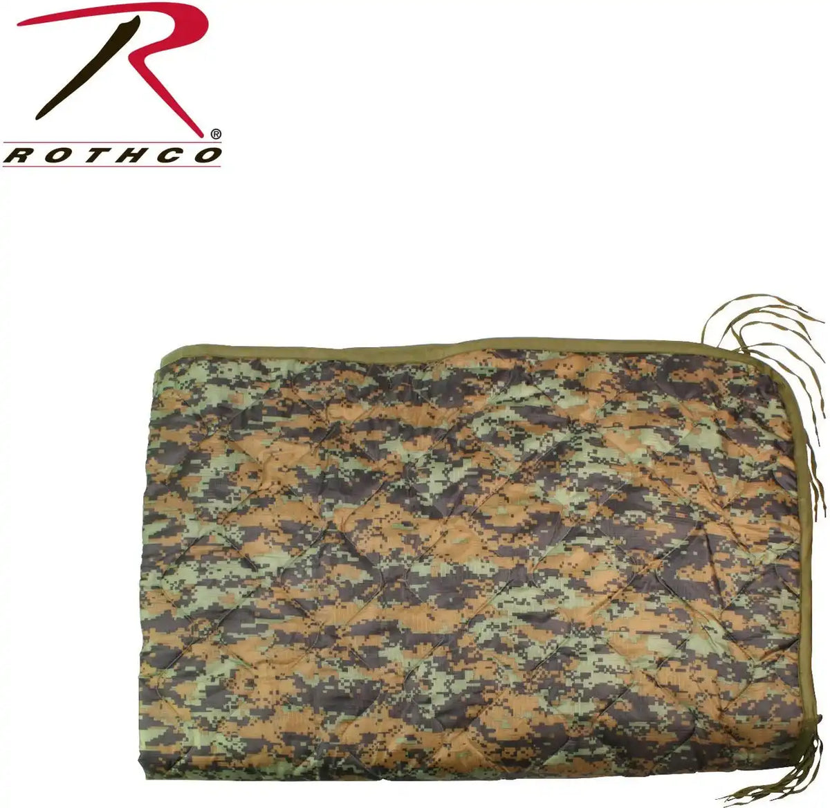 Rothco G.i. Type Camo Poncho Liner Woodland Digital / one Size