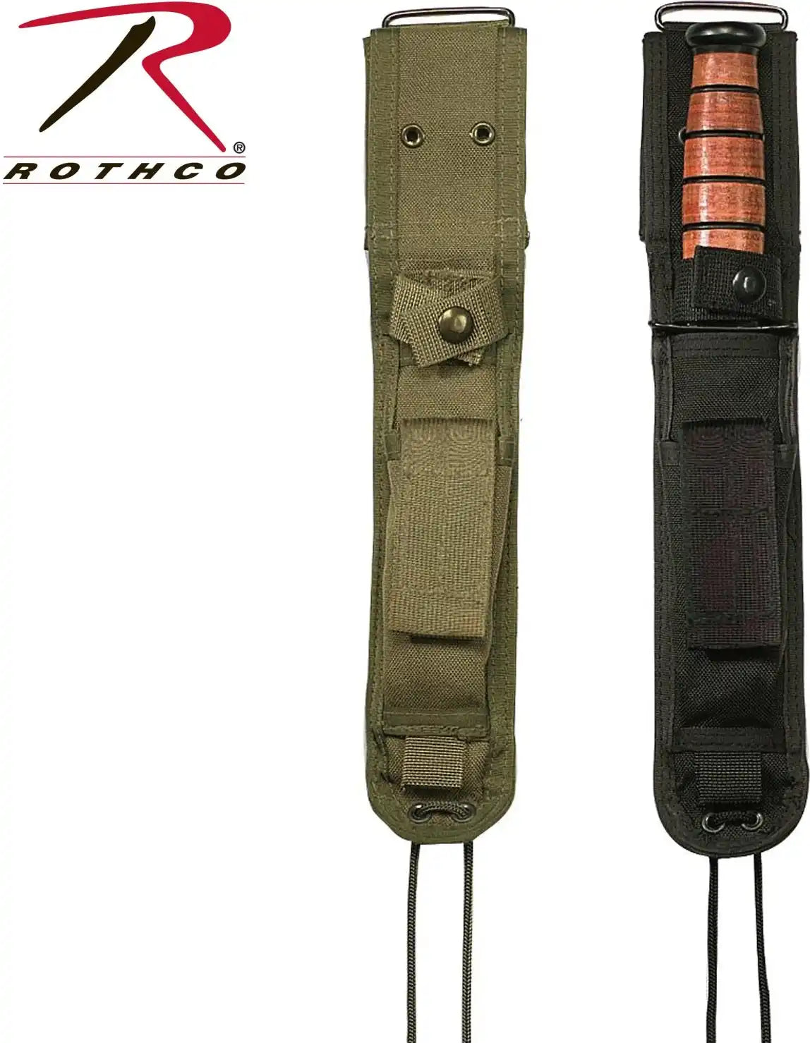 Rothco G.i. Type Enhanced Knife Sheaths Black