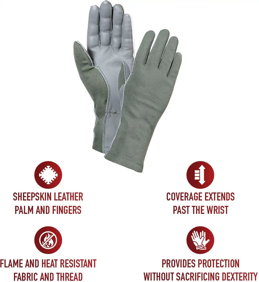 Rothco G.i. Type Flame & Heat Resistant Flight Gloves