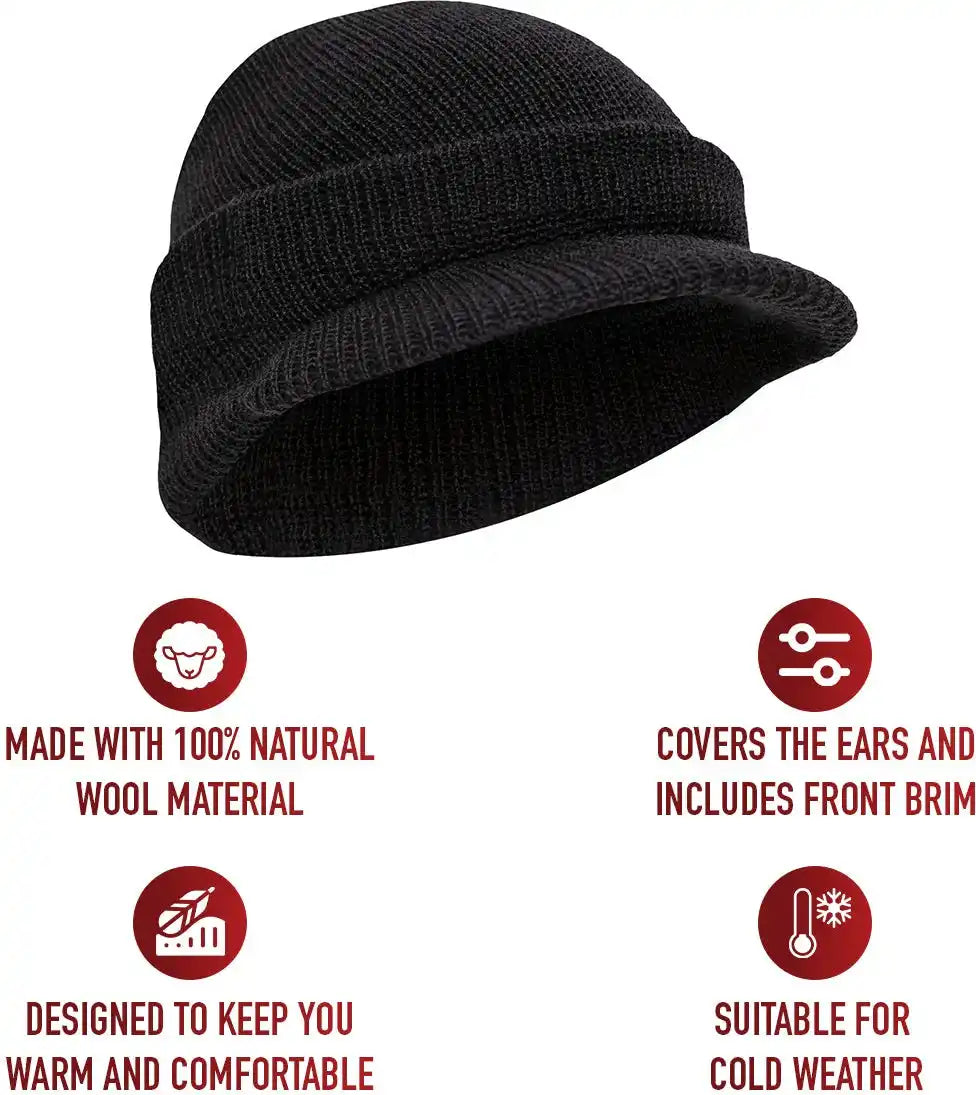 Rothco Genuine G.i. Watch Cap with Brim