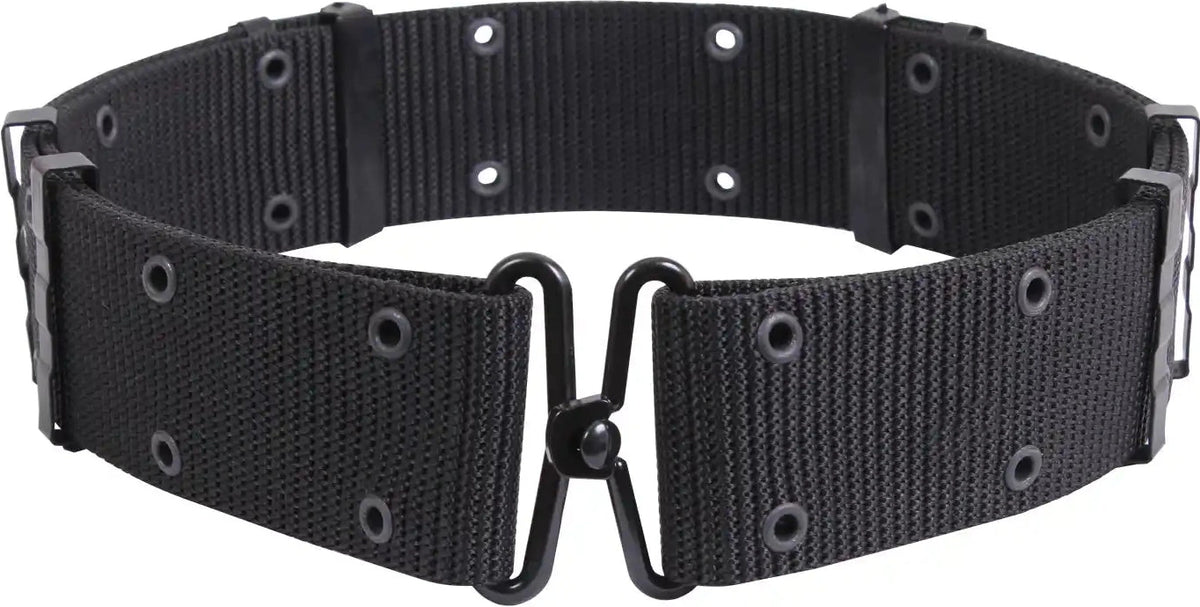 Rothco Gi Style Pistol Belt with Metal Buckles Black / l