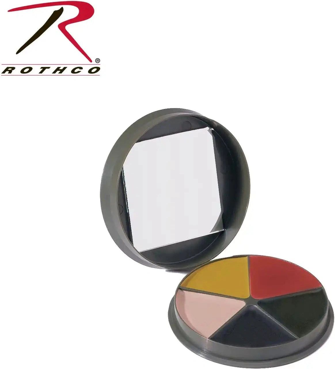 Rothco Gi Type 5 Color Camo Face Paint Round Compact