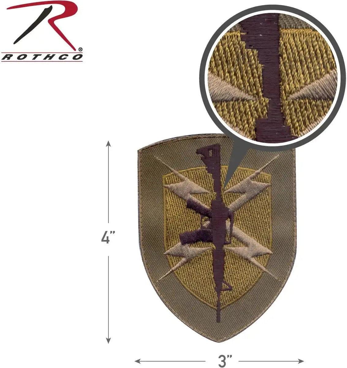 Rothco Gun Shield Morale Patch