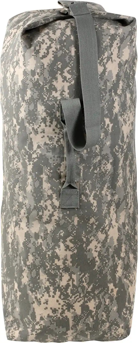 Rothco Heavyweight Top Load Canvas Duffle Bag - Acu Digital Camo / 25’’ x 42’’