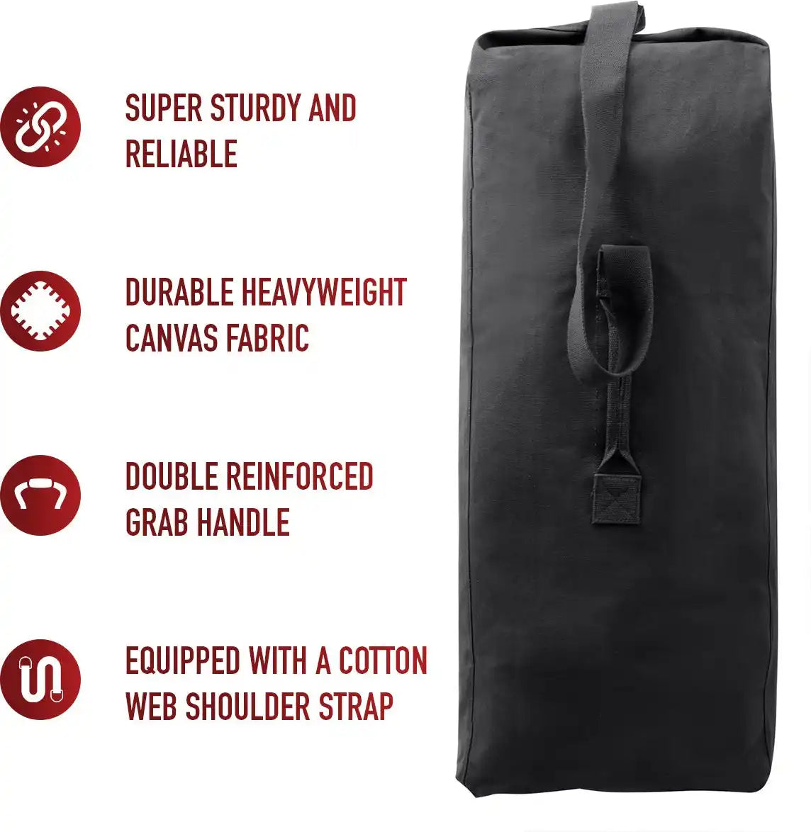Rothco Heavyweight Top Load Canvas Duffle Bag