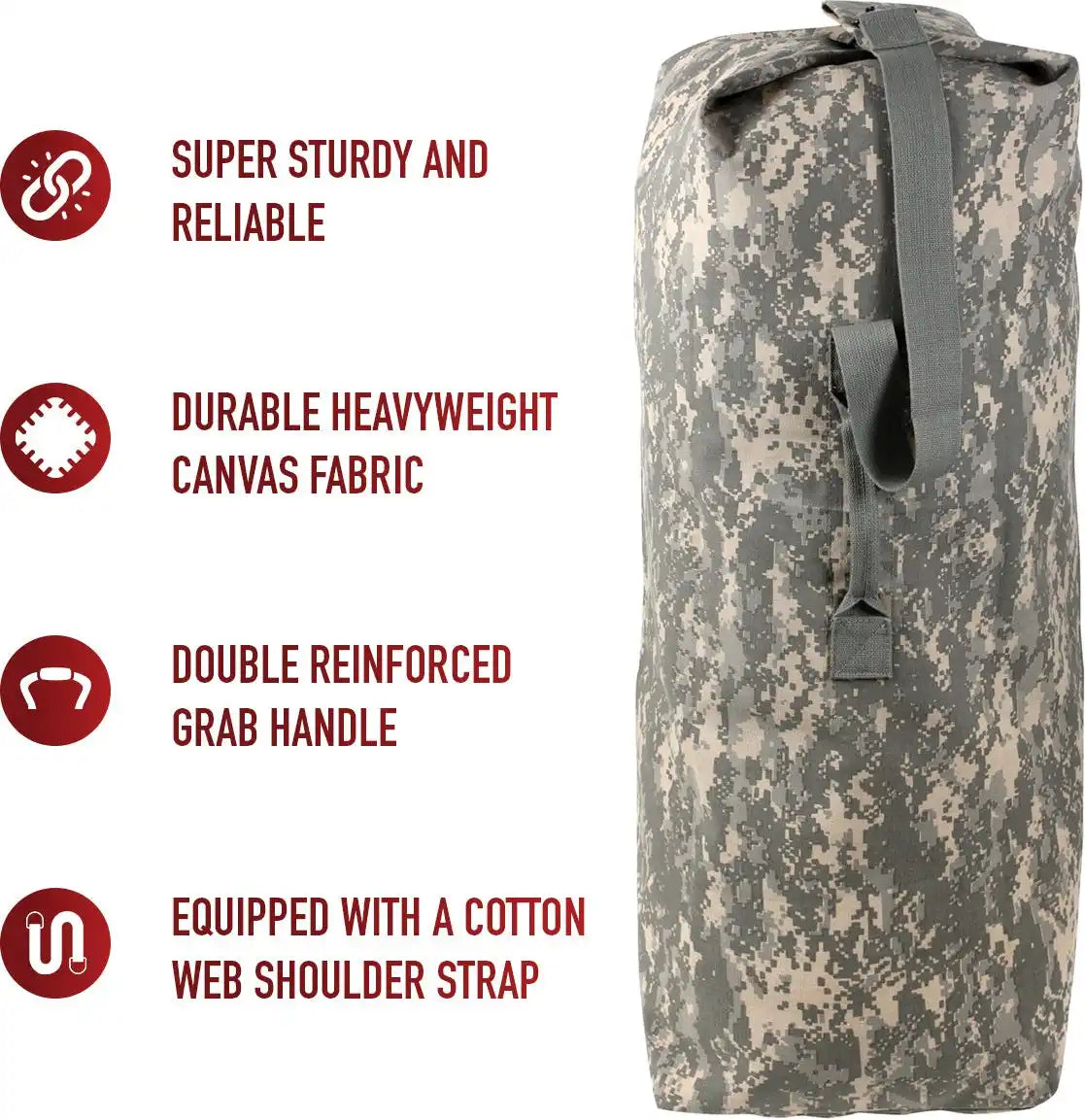 Rothco Heavyweight Top Load Canvas Duffle Bag