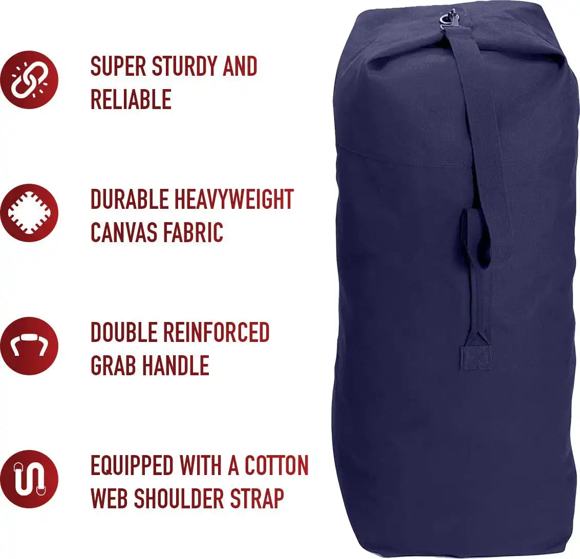 Rothco Heavyweight Top Load Canvas Duffle Bag