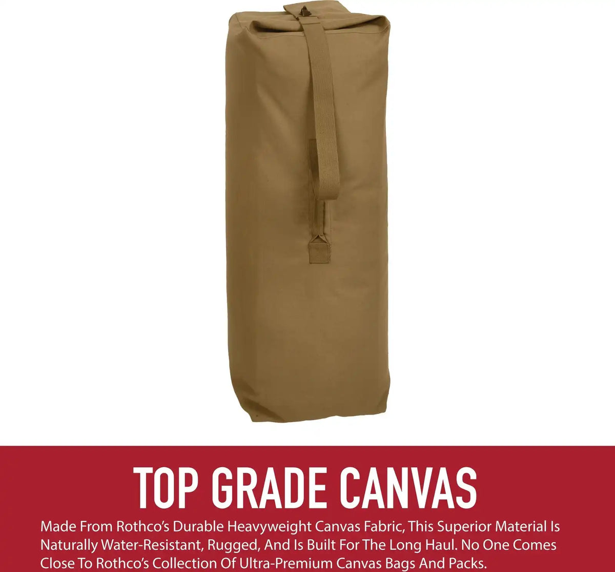 Rothco Heavyweight Top Load Canvas Duffle Bag