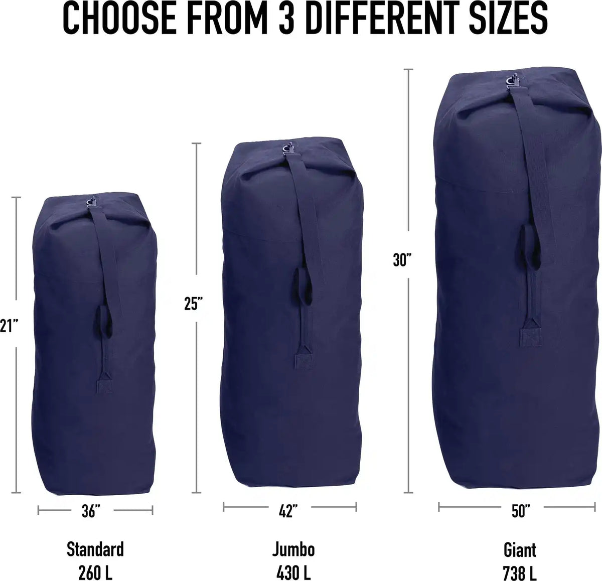 Rothco Heavyweight Top Load Canvas Duffle Bag