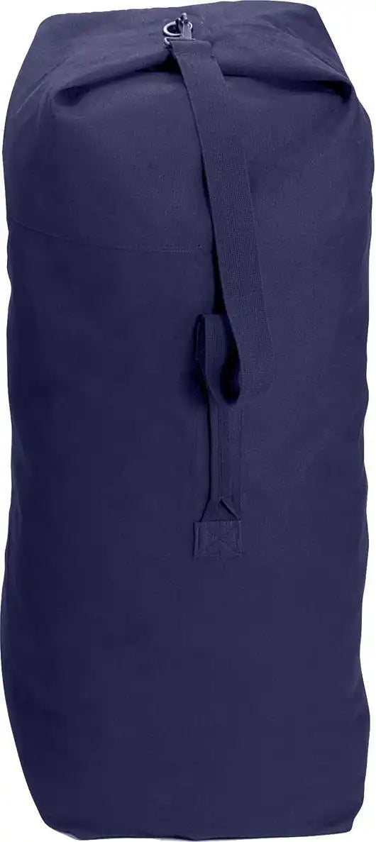 Rothco Heavyweight Top Load Canvas Duffle Bag - Navy Blue / 30’’ x 50’’