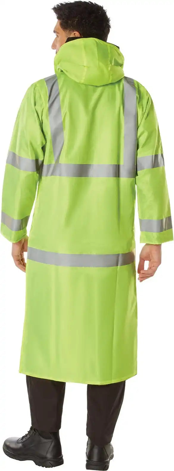 Rothco Hooded Reflective Rain Parka