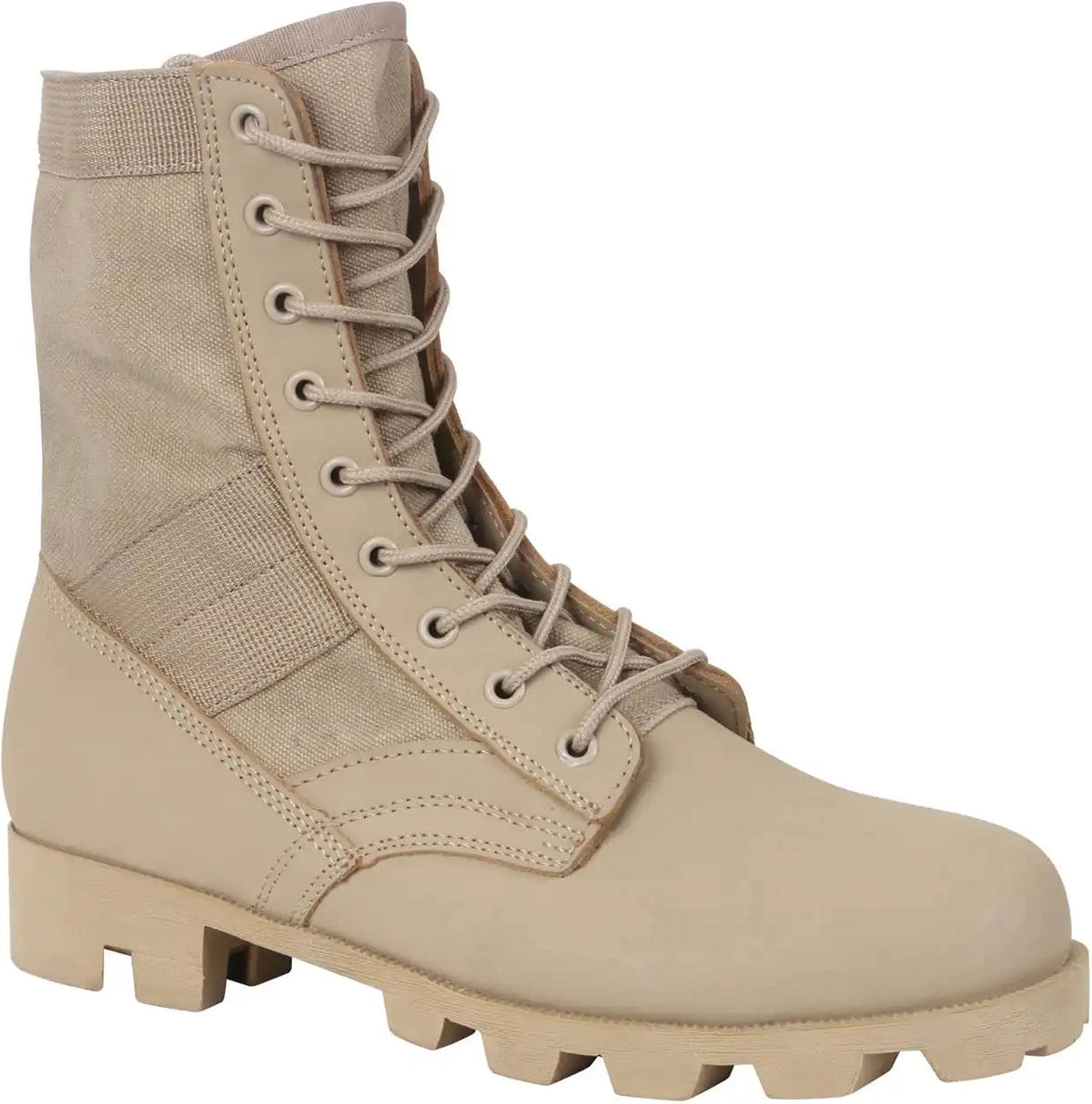 Rothco Jungle Boots - 8 Inch - Desert Tan / 3 / Regular