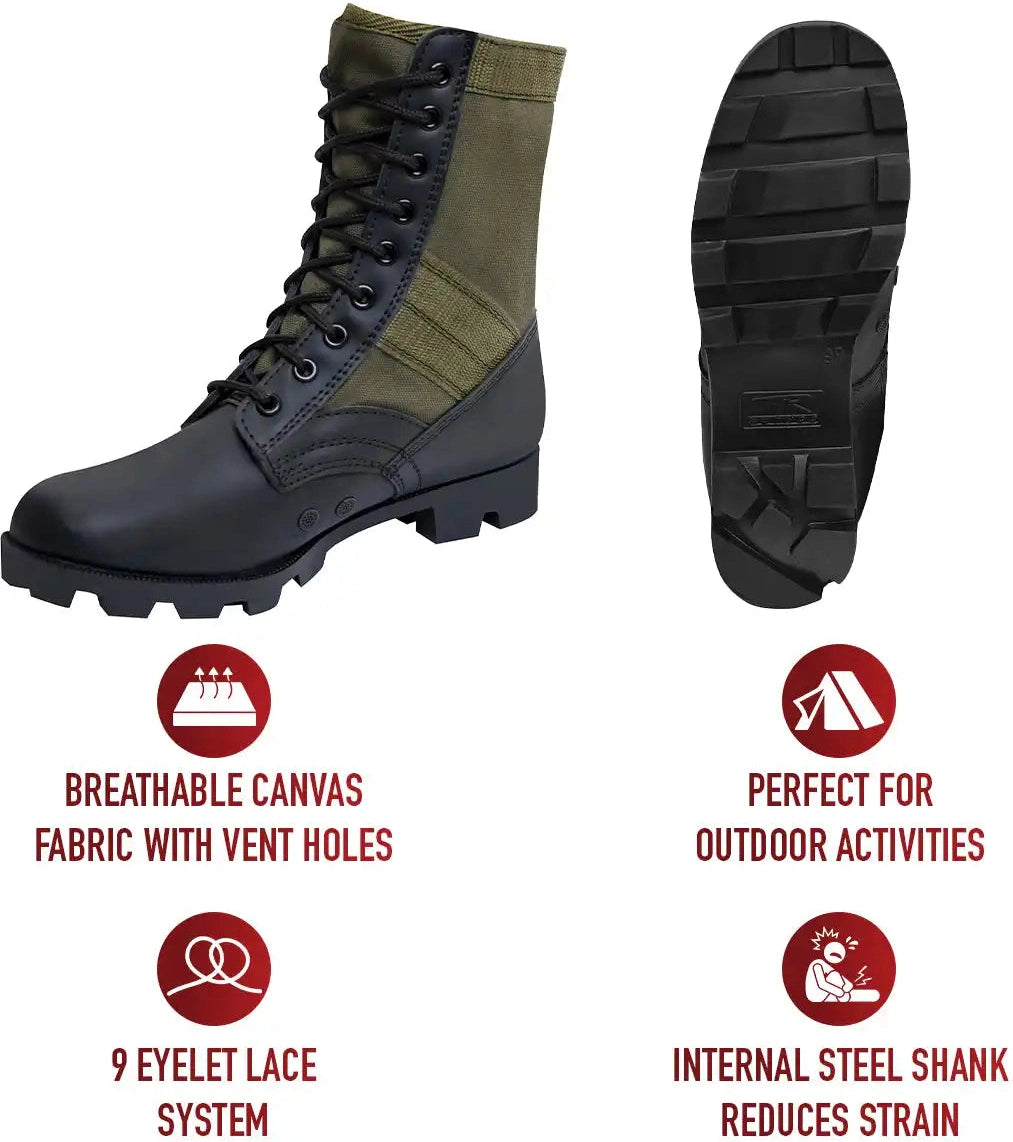 Rothco Jungle Boots - 8 Inch