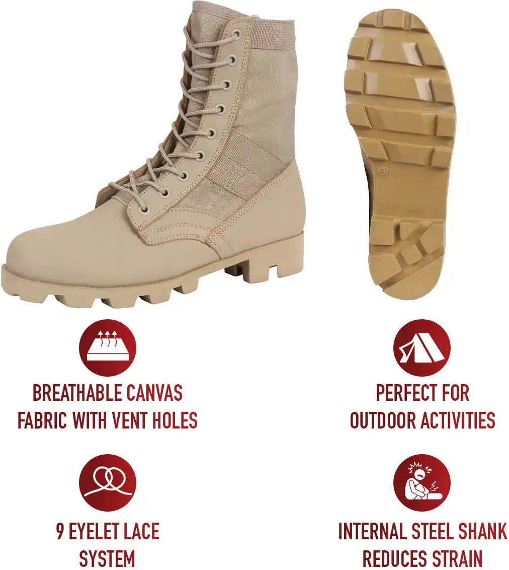 Rothco Jungle Boots - 8 Inch