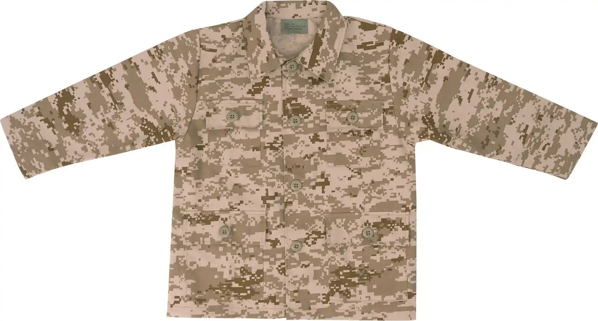 Rothco Kids Camo Bdu Shirt