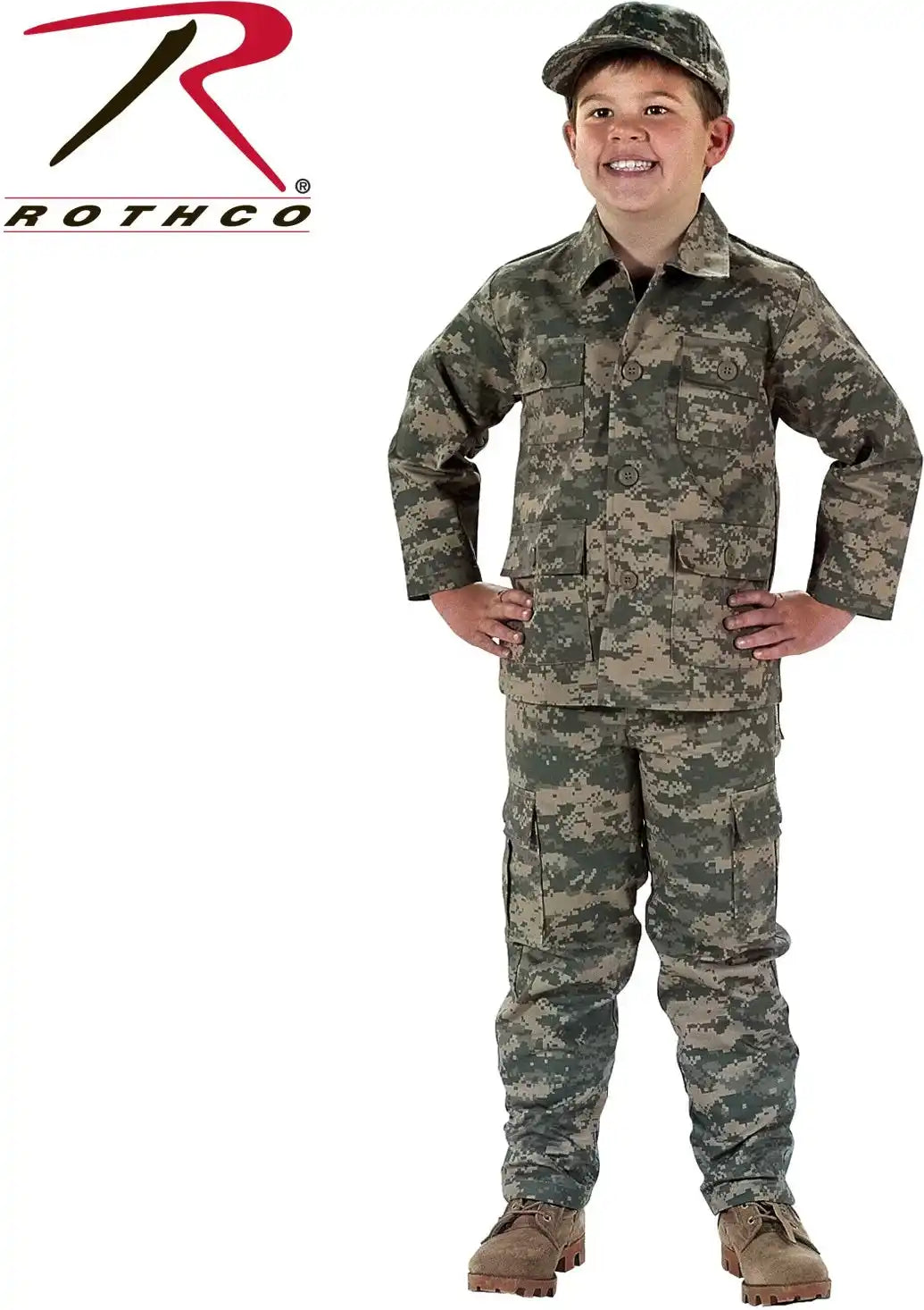 Rothco Kids Camo Bdu Shirt