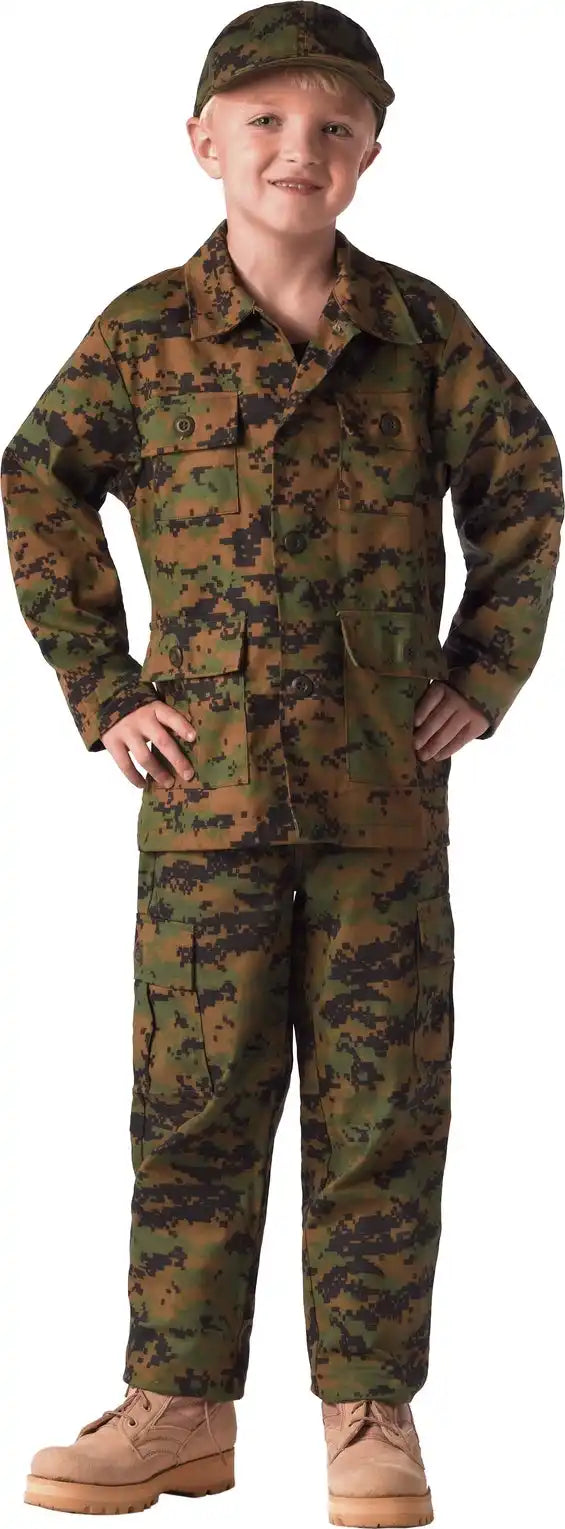 Rothco Kids Camo Bdu Shirt