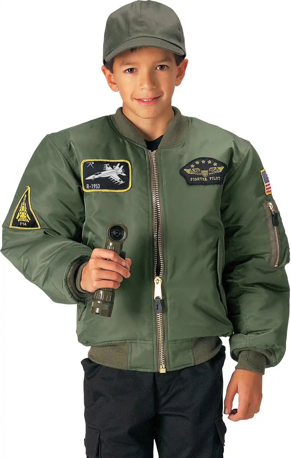 Rothco Kids Flight Jacket with Patches