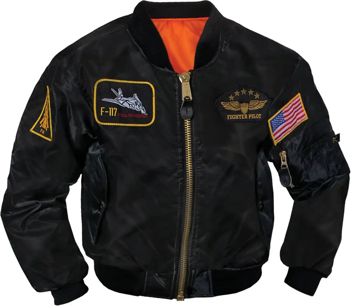 Rothco Kids Flight Jacket with Patches