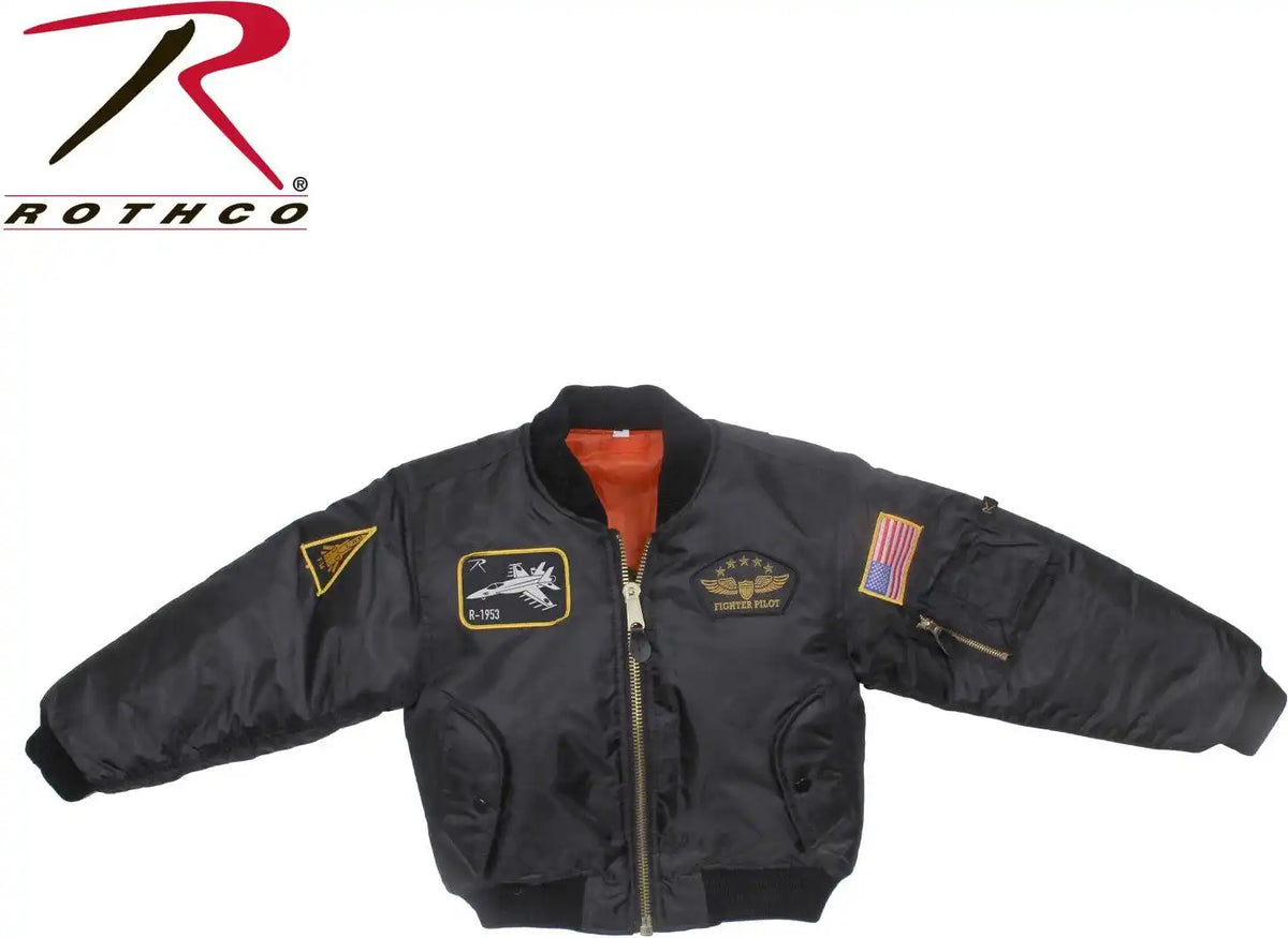 Rothco Kids Flight Jacket with Patches