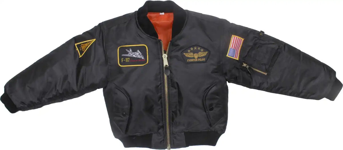 Rothco Kids Flight Jacket with Patches
