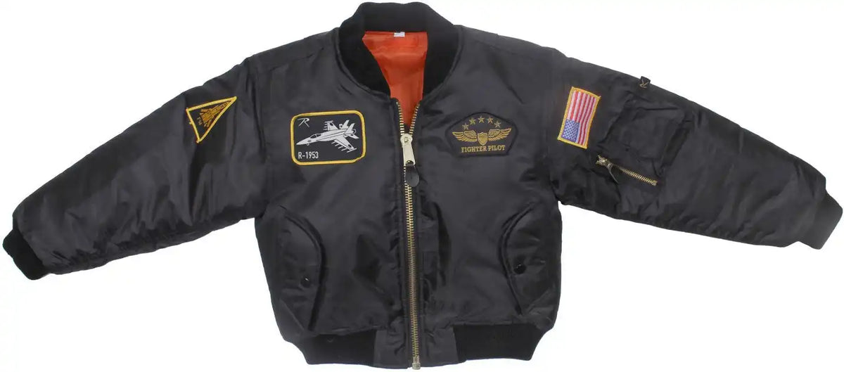 Rothco Kids Flight Jacket with Patches