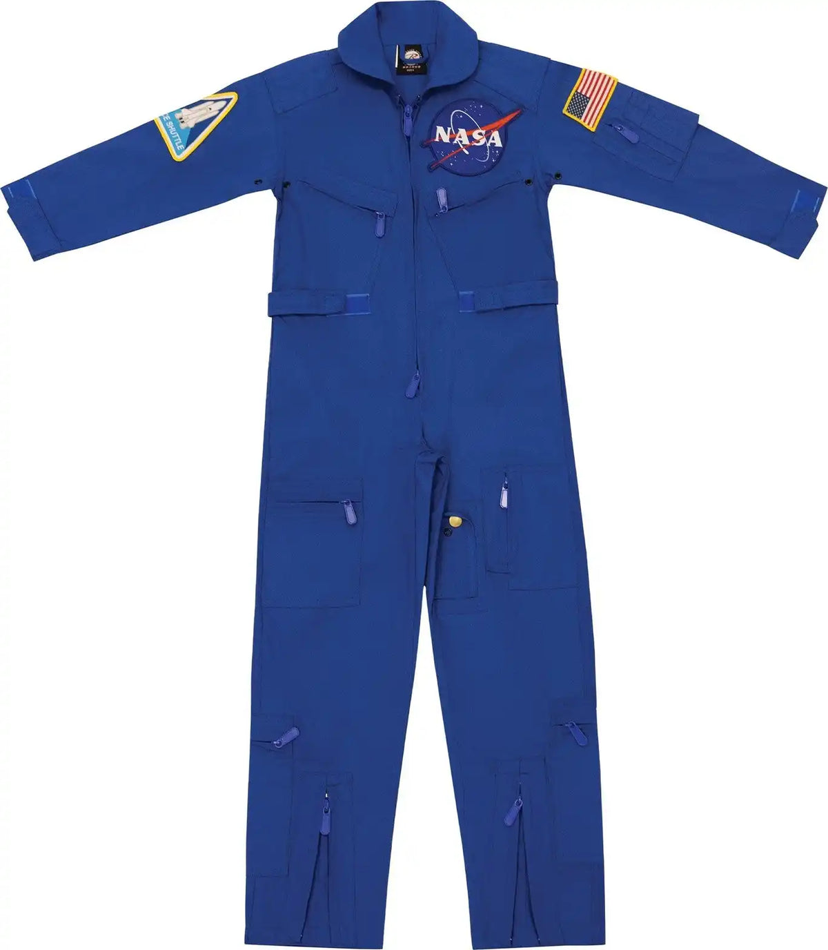 Rothco Kids Nasa Flight Coveralls with Official Patch - Blue / Xs