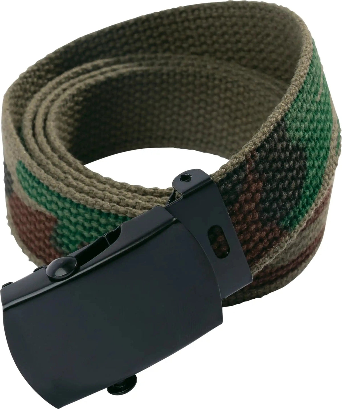 Rothco Kid’s Reversible Web Belt - Woodland Camo / Olive Drab