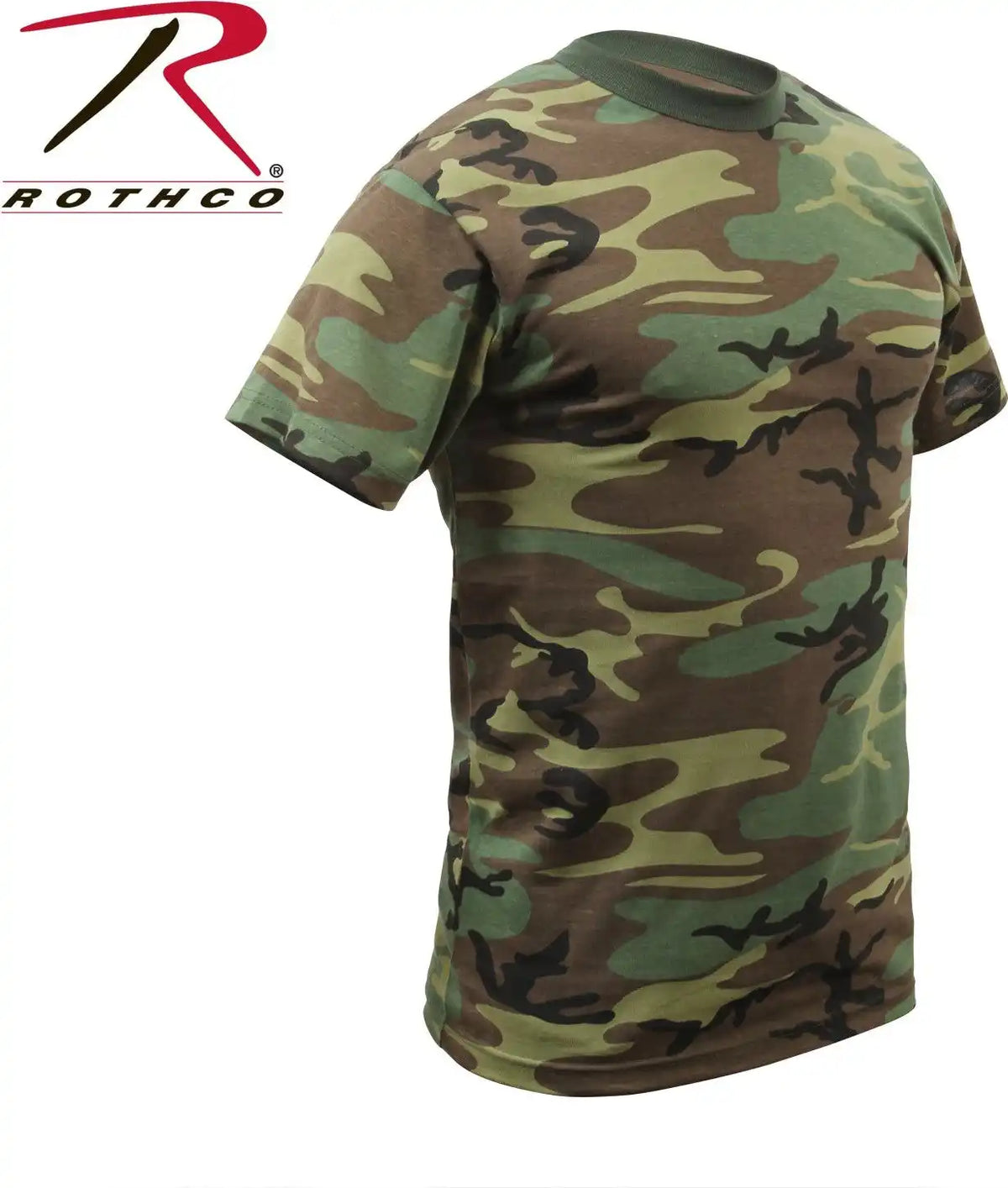 Rothco Kids Woodland Camo Heavyweight t Shirt