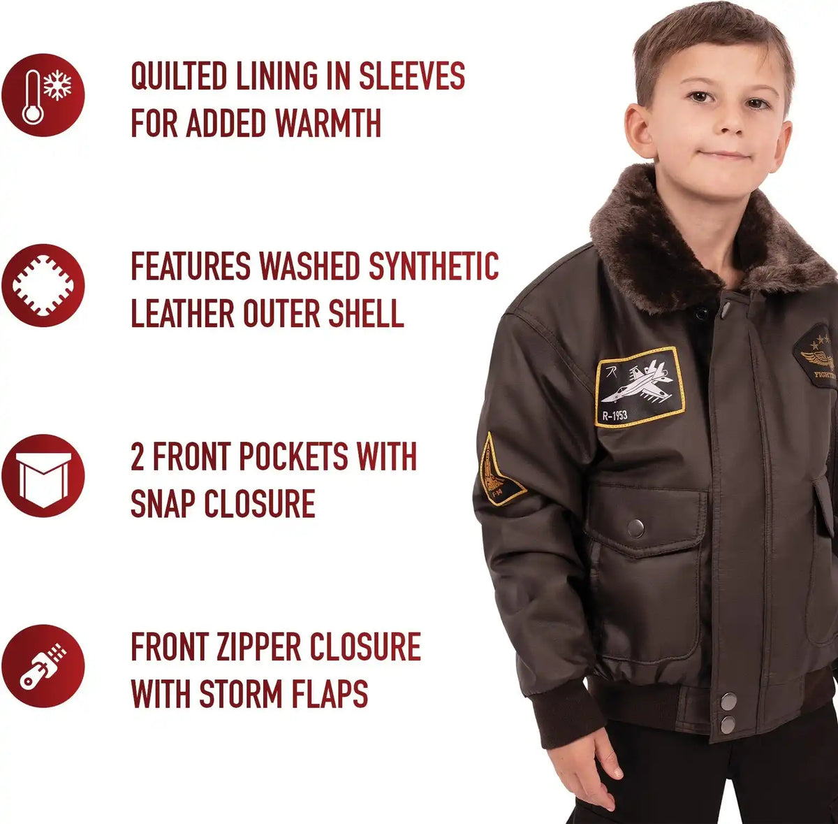Rothco Kids Wwii Aviator Flight Jacket
