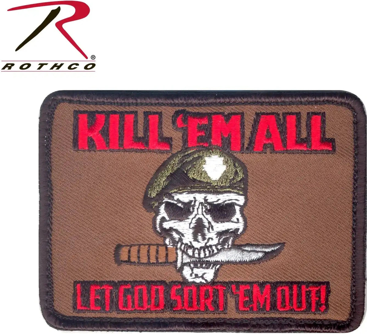 Rothco Kill Em All Let God Sort out Morale Patch