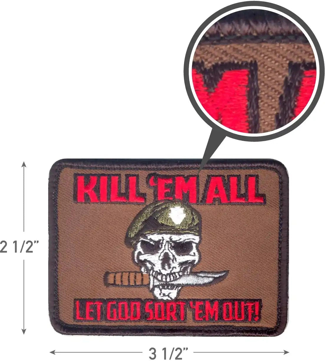 Rothco Kill Em All Let God Sort out Morale Patch